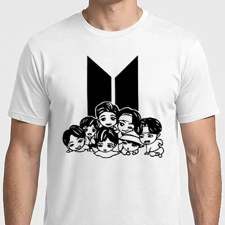 Férfi Imperial póló - BTS CHIBI 