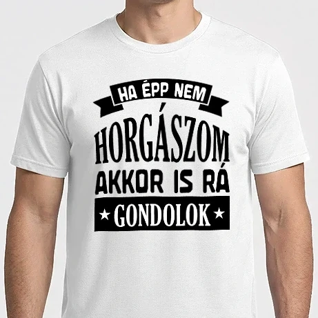 Férfi Imperial póló - Ha épp nem horgászom