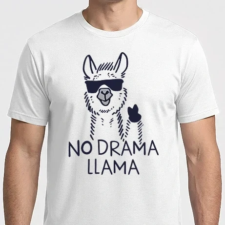 Férfi Imperial póló - No Drama Llama