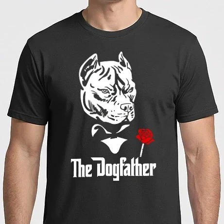 Férfi Imperial póló - Amerikai staffordshire terrier -Amstaff- The Dogfather