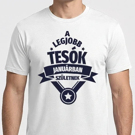 Férfi Imperial póló - csillagos szülinapos tesó január
