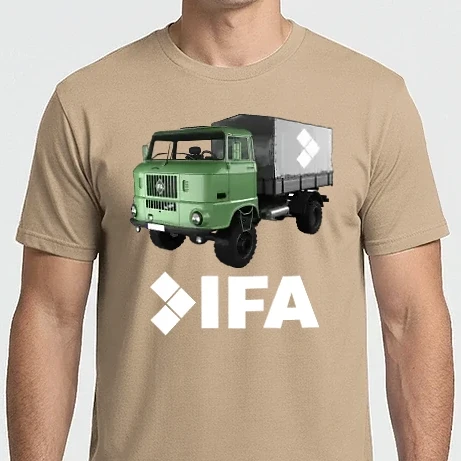 Férfi Imperial póló - IFA teherautó színezhető IFA logóval