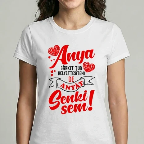 Női Imperial póló - Anya bárkit tud helyettesíteni de anyát senki sem