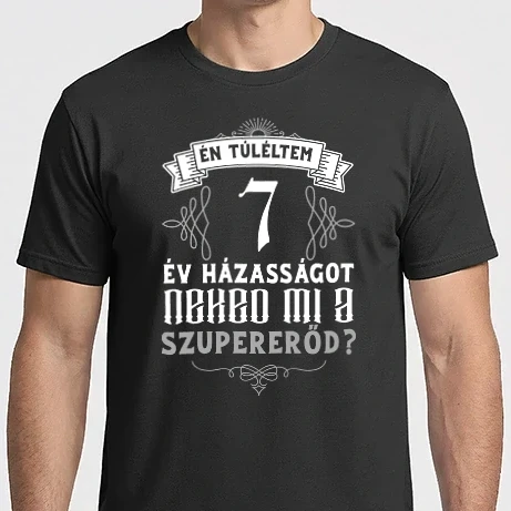 Férfi Imperial póló - Évforduló túlélő 7 év