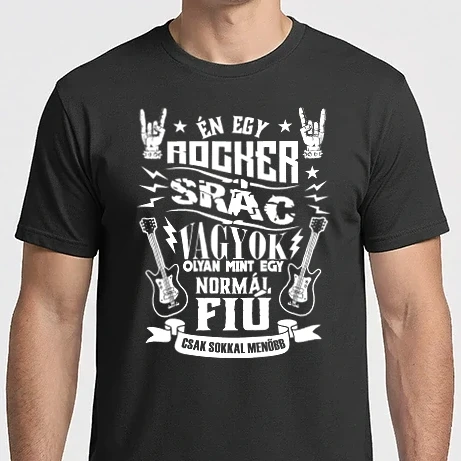 Férfi Imperial póló - Rocker srác