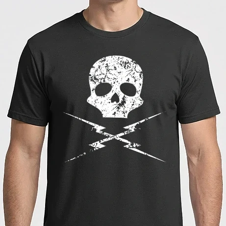 Férfi Imperial póló - Death Proof Skull destroyed