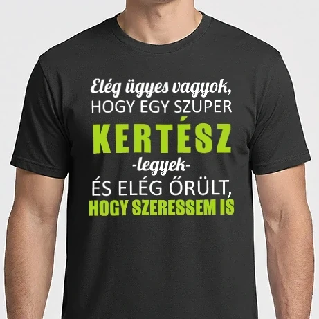 Férfi Imperial póló - Elég ügyes  kertész 