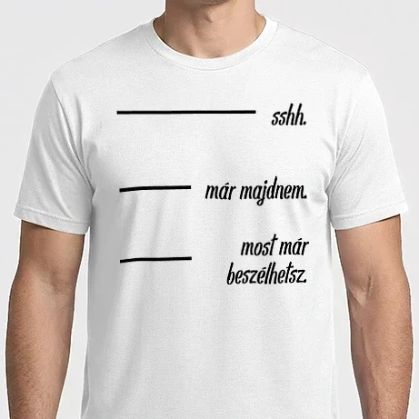 Férfi Imperial póló - Sshhhh