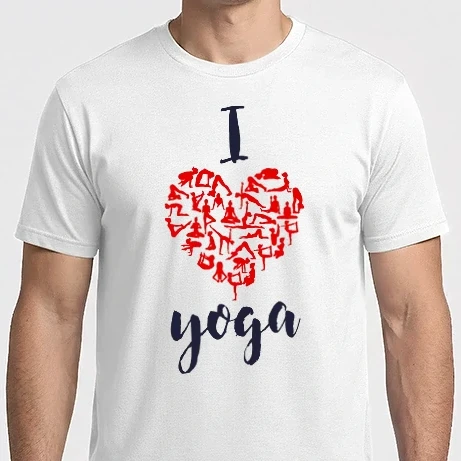 Férfi Imperial póló - I love yoga