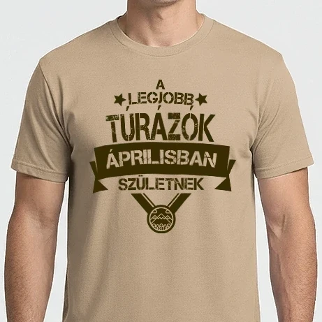 Férfi Imperial póló - Csillagos legjobb szülinapos túrázók ÁPRILIS