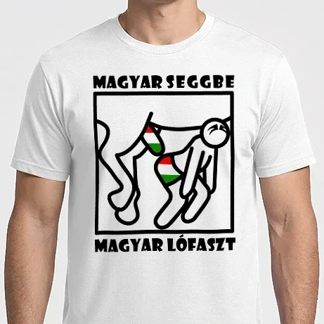 Férfi Imperial póló - Magyar seggbe magyar lófaszt!