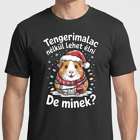 Férfi Imperial póló - Tengerimalac nélkül lehet élni, de minek?
