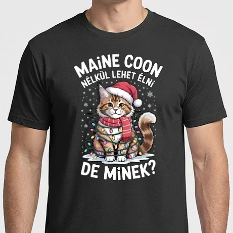 Férfi Imperial póló - Maine Coon nélkül lehet élni, de minek?