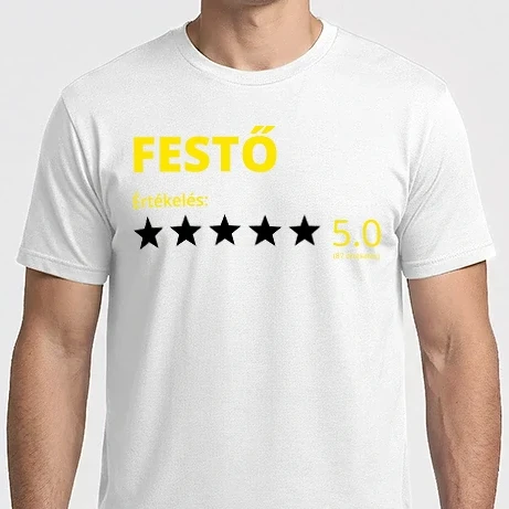 Férfi Imperial póló - Értékelés 5 csillag - FESTŐ