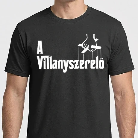 Férfi Imperial póló - KERESZTAPA  Villanyszerelő