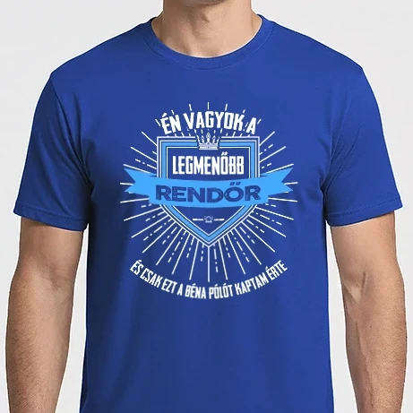 Férfi Imperial póló - Én vagyok a legmenőbb...RENDŐR
