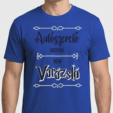 Férfi Imperial póló - Autószerelő vagyok nem varázsló-02