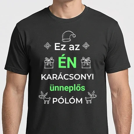 Férfi Imperial póló - Karácsonyi ünneplős póló