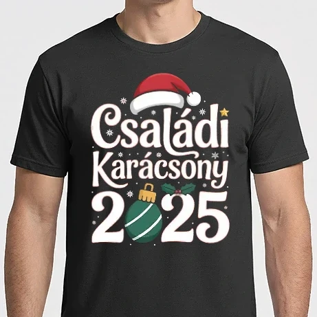 Férfi Imperial póló - Családi karácsony 2025