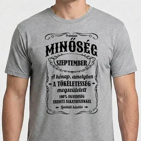 Férfi Imperial póló - Prémium Minőség Szeptember