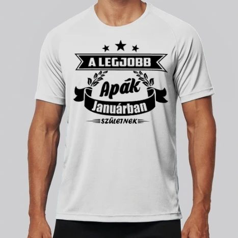 Férfi sportmez - A legjobb apák - Január