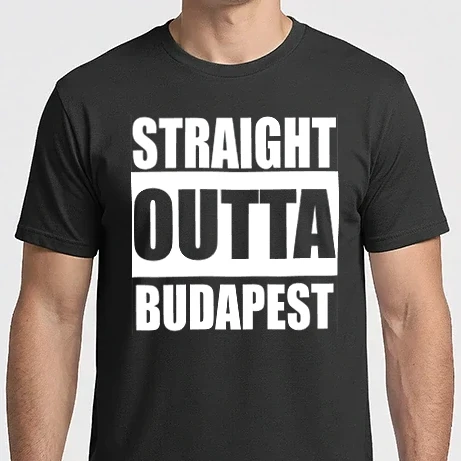 Férfi Imperial póló - Straight Outta Budapest