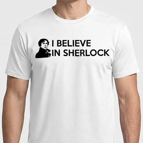 Férfi Imperial póló - I believe in Sherlock