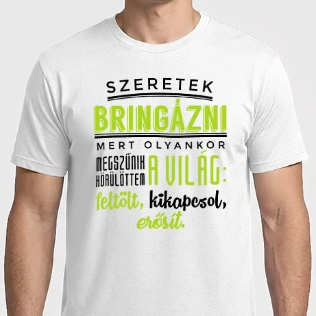 Férfi Imperial póló - Szeretek bringázni