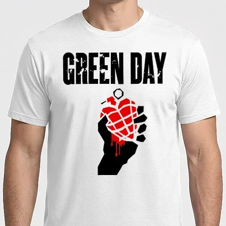 Férfi Imperial póló - green day.eps