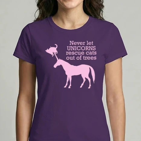 Női Imperial póló - unicorn_cat