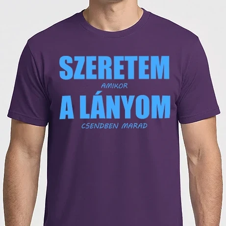 Férfi Imperial póló - szeretem_a_lanyom