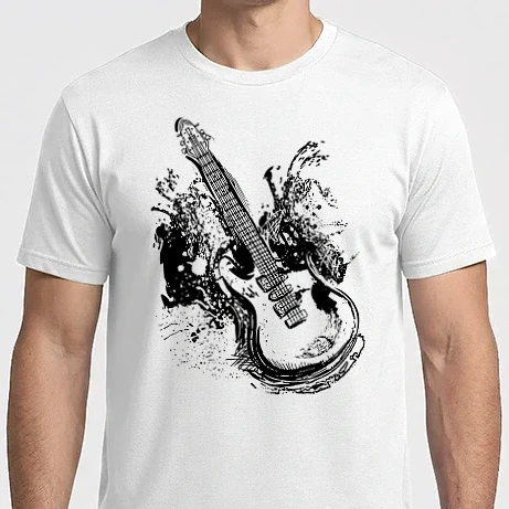Férfi Imperial póló - gitár színezhető