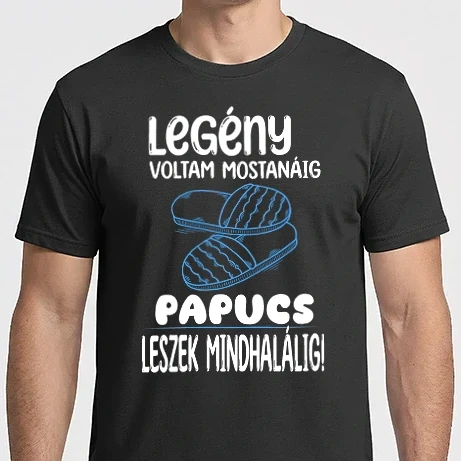 Férfi Imperial póló - Legény voltam mostanáig(szinezhető)