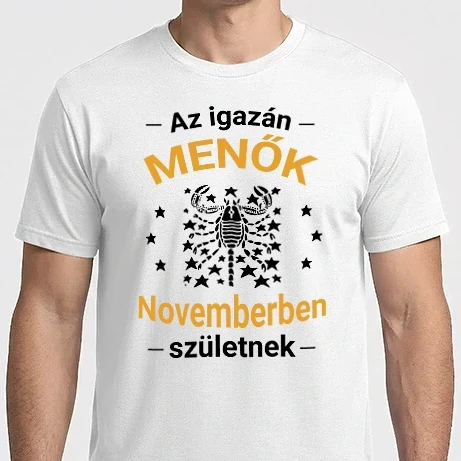 Férfi Imperial póló - az igazán menők novemberben - skorpió