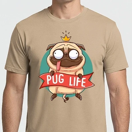 Férfi Imperial póló - Pug Life