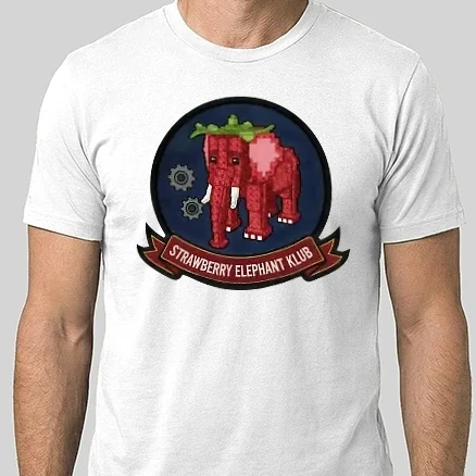 Férfi Alap póló - Strawberry Elephant Klub
