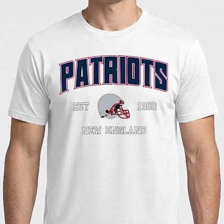 Férfi Imperial póló - New England Patriots - retro logo
