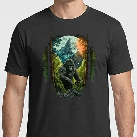 Férfi Imperial póló - Túrázó Gorilla 