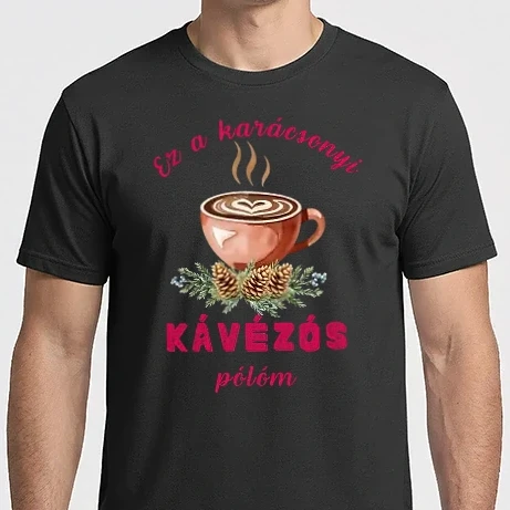 Férfi Imperial póló - karácsony kávé