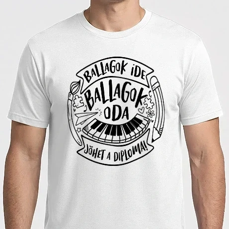 Férfi Imperial póló - Ballagok ide oda diploma