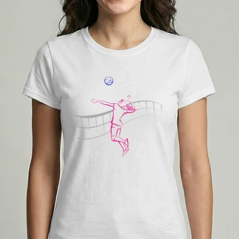 Női Imperial póló - röplabdás lány