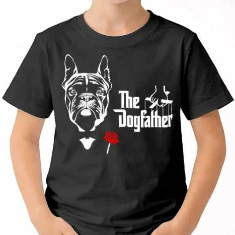 Uniszex gyerek Póló - Francia Bulldog - The Dogfather