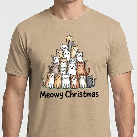 Férfi Imperial póló - Meowy christmas