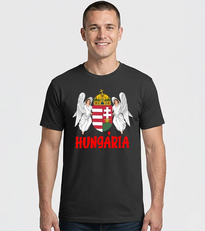 Magyar címer angyalos – Férfi Imperial póló