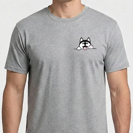 Férfi Imperial póló - husky kutya