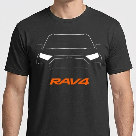 Férfi Imperial póló - Toyota RAV4 (5th gen.) (XA50) 2019 (logóval - közepes) linecar