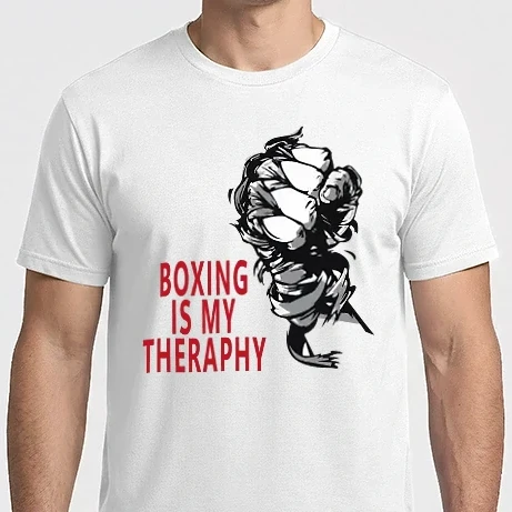 Férfi Imperial póló - Boxing is my theraphy