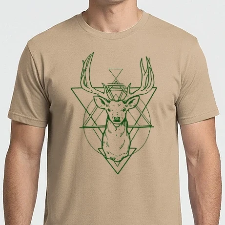 Férfi Imperial póló - Deer szarvas színezhető