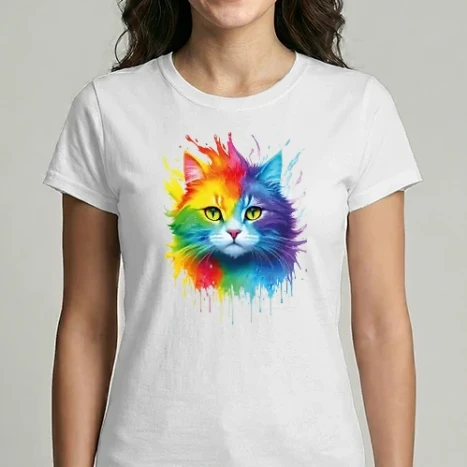 Női Imperial póló - Colors Cat