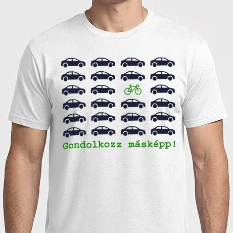 Férfi Imperial póló - Gondolkozz másképp!